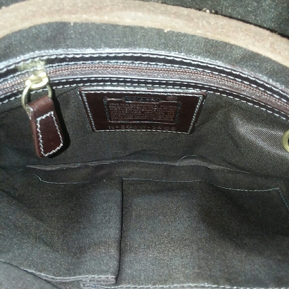 Coach suede purse - Picture 3 of 7